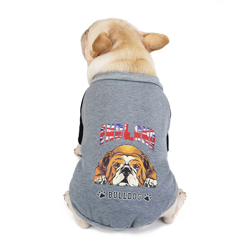 Fat Dog Pug Small And Medium Dog Pet Plus Velvet Sweater